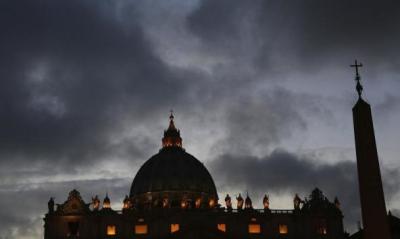 Saint Peter's Basilica is pictured at the Vatican March 7, 2013.