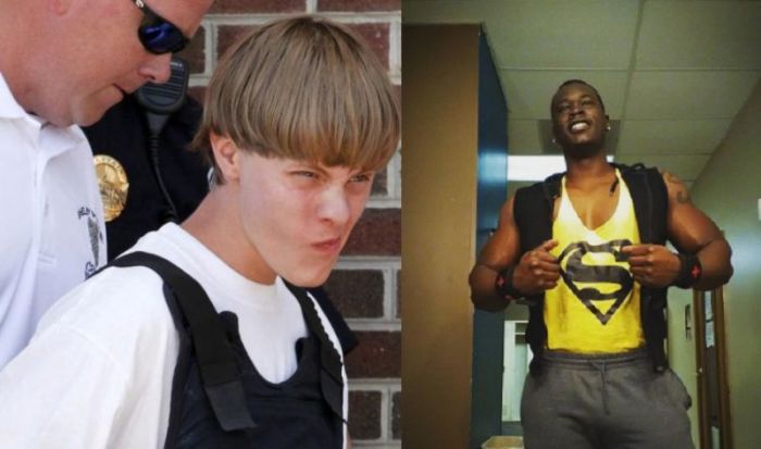 Dylann Roof (L) 23, Emanuel Kidega Samson (R), 25.