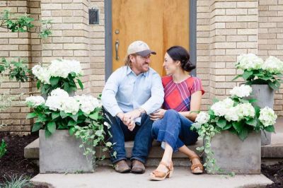 Chip and Joanna Gaines in a promo photo for 'Fixer Upper' on HGTV.