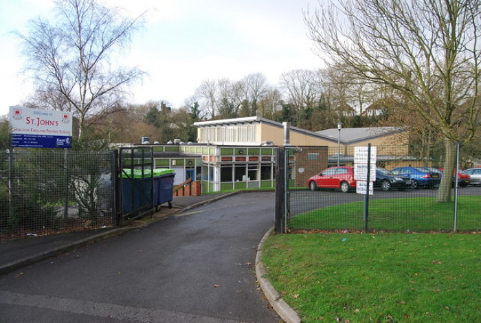 St John's Church of England Primary School in the northern suburbs of Tunbridge Wells, Kent, England, December 6, 2008.