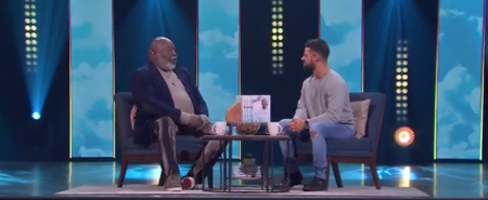 Bishop T.D. Jakes and Pastor Steven talk about entrepreneurship and leadership at Elevation Church in Charlotte, North Carolina, on October 26, 2017.