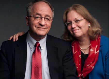 Virginia House of Delegates Representative Bob Marshall and his wife. The conservative Republican lost reelection to a transgender opponent on November 7, 2017.