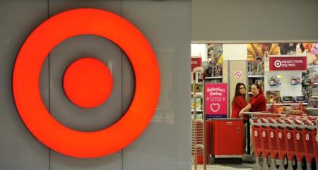 Visitors shop at a Target store.