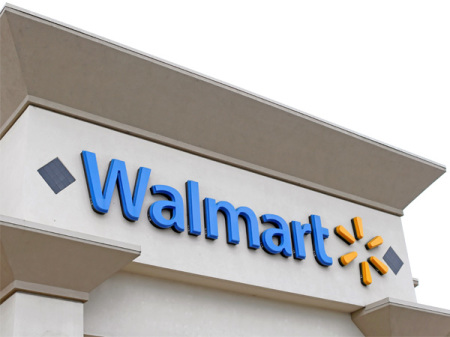 A Walmart store is seen in Encinitas, California.