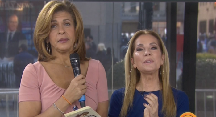 Kathie Lee Gifford and her Today co-host Hoda Kotb opened their show addressing Matt Lauer's firing, New York, Nov 29, 2017