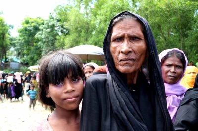 Food for the Hungry works in refugee camps to make sure the most vulnerable receive help — like the elderly who may not be physically able to wait in long lines for food.