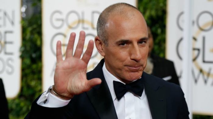 Fired 'Today' show anchor Matt Lauer.