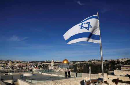 A general view shows the Dome of the Rock and Jerusalem's Old City December 4, 2017.