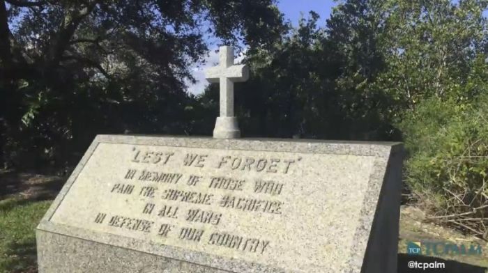 The Veteran's Memorial Island Sanctuary in Vero Beach, Florida.