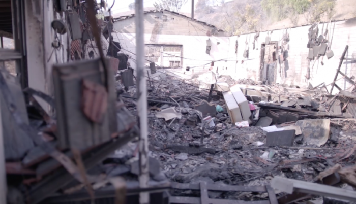 The Thomas Fire destroys one of Ventura Teen Challenge's buildings in December 2017.