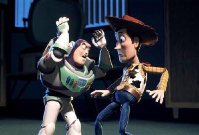 Tom Hanks and Tim Allen star as Woody and Buzz Lightyear in all installments of 'Toy Story.'