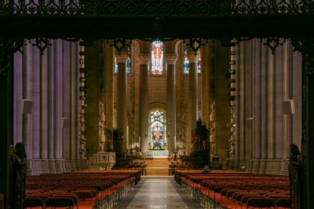 The Cathedral Church of St. John the Divine in New York City.