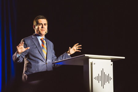 Russell Moore addresses Evangelicals for Life conference at the JW Marriott Hotel on January 18, 2018.