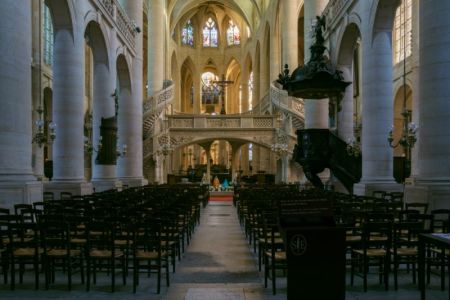 The Église Saint-Étienne-du-Mont in Paris