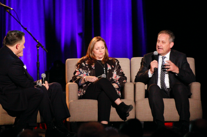 Steve Green, chairman of the board for Museum of the Bible, and his wife, Jackie, were interviewed by NRB President & CEO Dr. Jerry A. Johnson.