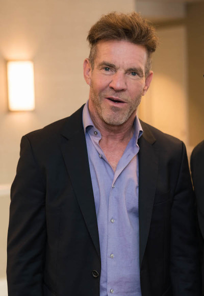 Actor Dennis Quaid at NRB's annual convention Proclaim 2018 to promote upcoming the film, 'I Can Only Imagine,' in Nashville, Tennessee, March 2018.