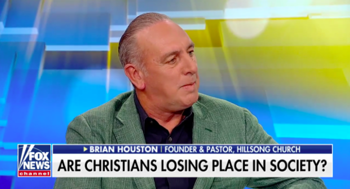 Hillsong Church founder Brian Houston appears on Fox & Friends.