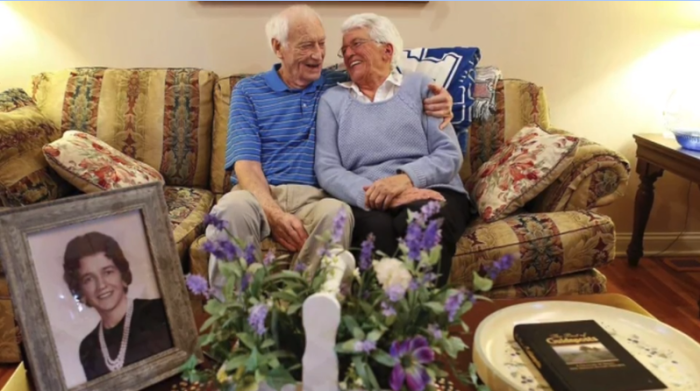 Harold Holland, 83 (L), and Lillian Barnes, 78 (R), will remarry on April 14, 2018, after getting a divorce 50 years ago.