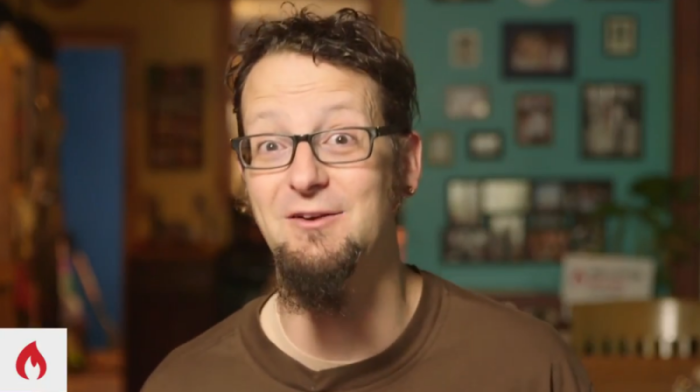 Shane Claiborne talks about the Lynchburg Revival, April 4, 2018.