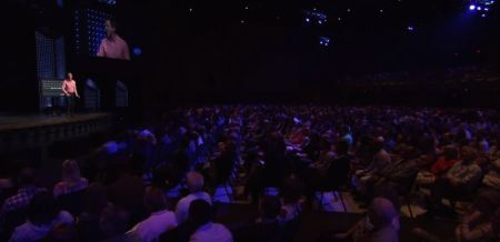 Andy Stanley preaching before North Point Community Church of Alpharetta, Georgia on Sunday, April 29, 2018.