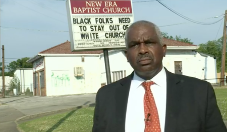 Pastor Michael Jordan of New Era Baptist Church in Birmingham