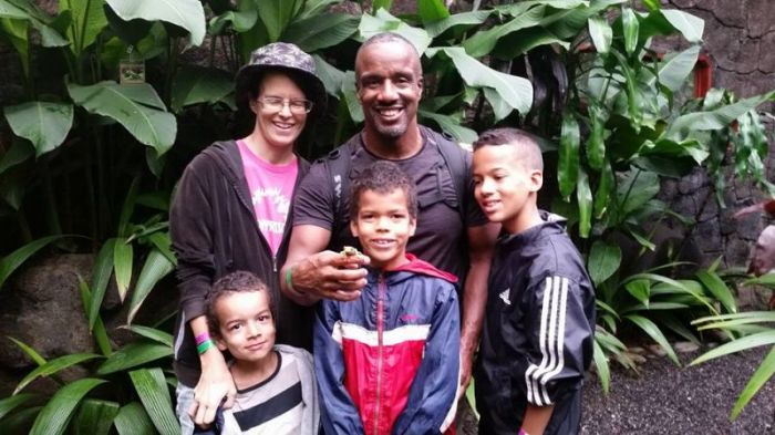 Pastor Orlando Rivera, his wife, Nancy and their three biological children.