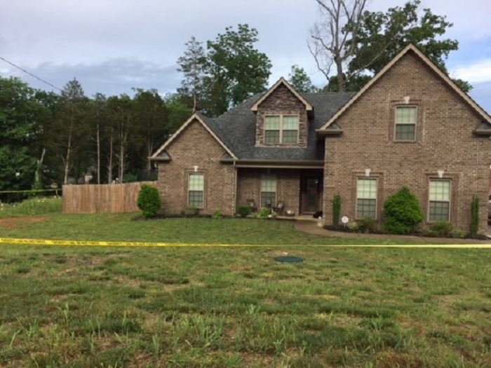 The Ganey family residence where Sean Ganey, 29, killed his wife, in-laws and himself on Monday May 28, 2018.