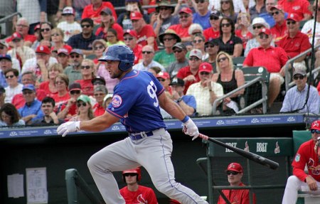 Tim Tebow with the New York Mets during Spring Training last year.