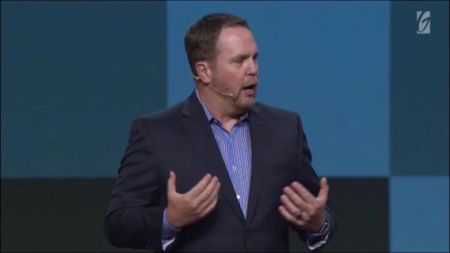 Brady Boyd, pastor of New Life Church in Colorado Springs, CO preaches on the gift of prophecy at Gateway Church on June 6, 2018.