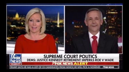 Robert Jeffress, pastor of First Baptist Church in Dallas speaks with Shannon Bream on Fox News about President Trump and the Supreme Court opening on June 27, 2018.