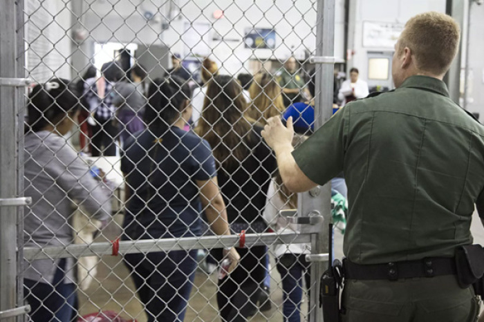 Some of the immigrant children that were detained by Border Patrol.