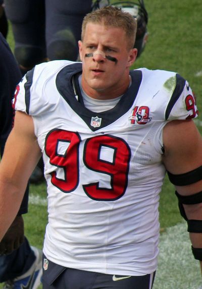 Houston Texans defensive end and philanthropist J.J. Watt.