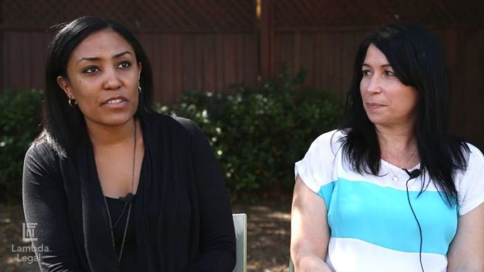 Lambda Legal plaintiffs Taeko Bufford and Diane Cervelli in this Lambda Legal video published on December 16, 2015.