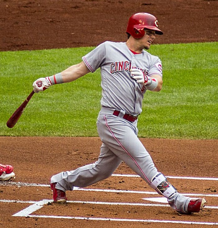 Scooter Gennett with the Cincinnati Reds.