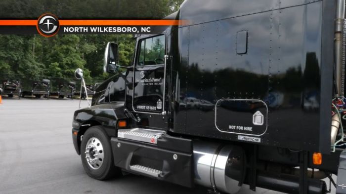 Samaritan's Purse disaster relief unit in North Carolina deploying to tackle the California fires on July 29, 2018.