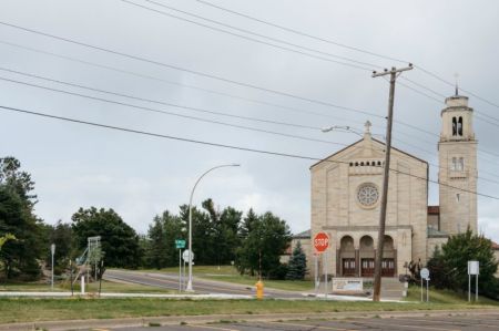 The Roman Catholic Cathedral of Our Lady of the Rosary in Duluth, Minnesota.