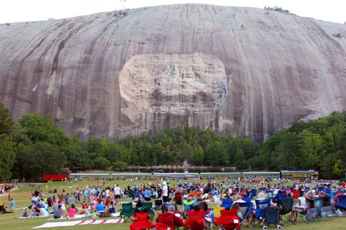 Stone Mountain in Georgia