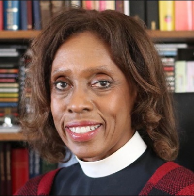 The Reverend Viviane Thomas-Breitfeld, the first African-American female installed as bishop in the Evangelical Lutheran Church in America.