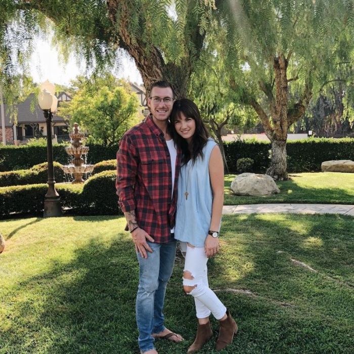 Kayla and Andrew Stoecklein on their way to a Chris Stapleton concert on August 17, 2018.