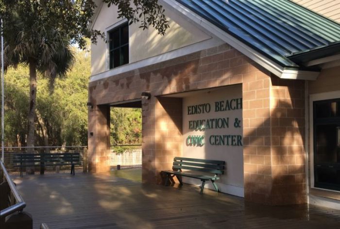 The Edisto Beach Civic Center located in Edisto Beach, South Carolina.