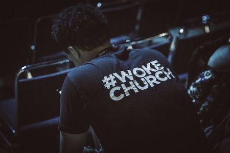 A person attends the MLK50 Conference, hosted by the Ethics & Religious Liberty Commission of the Southern Baptist Convention and The Gospel Coalition in Memphis, Tennessee, in April 2018.