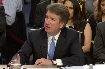 President Trump's Supreme Court nominee Brett Kavanaugh testifies before the Senate Judiciary Committee on Capitol Hill, Sept. 6, 2018.