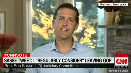 U.S. Sen. Ben Sasse speaking on CNN's 'State of the Union,' September 9, 2018.