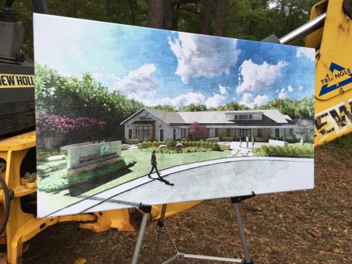 Artist's rendering of Piedmont Women's Center's new location.