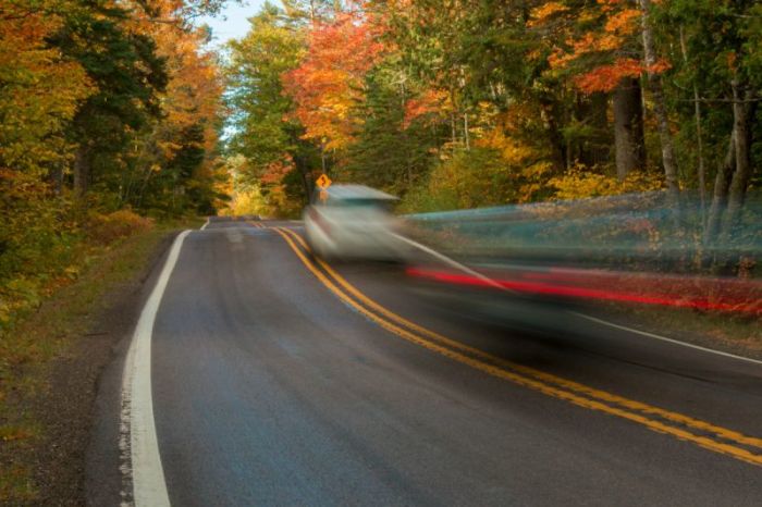 Leaf peeping in Michigan's Keweenaw Peninsula.