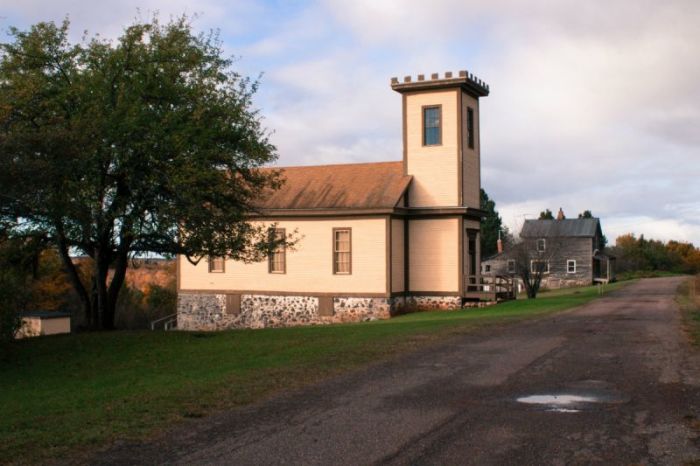 This old Methodist church was built by Cornish miners in 1869.