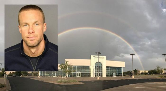 Joshua Clemons, 35 (inset), and Crossroads Community Church in Parker, Colo.