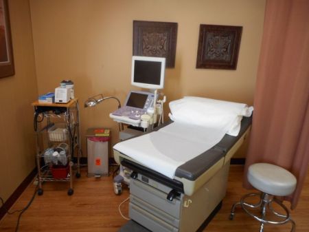 An examination room at the Pregnancy Resource Center of Metro Richmond, based in Richmond, Virginia.