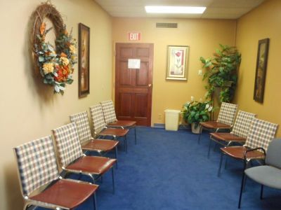 A meeting room for the Mom's Support Group at the Pregnancy Resource Center of Metro Richmond, based in Richmond, Virginia.