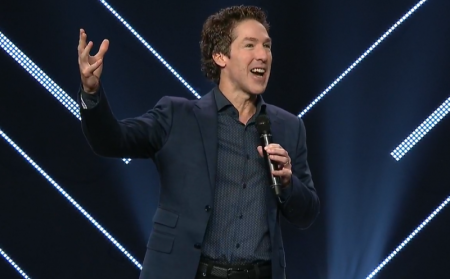 Televangelist Joel Osteen at Lifepoint Church in Virginia on Thursday October 4, 2018.